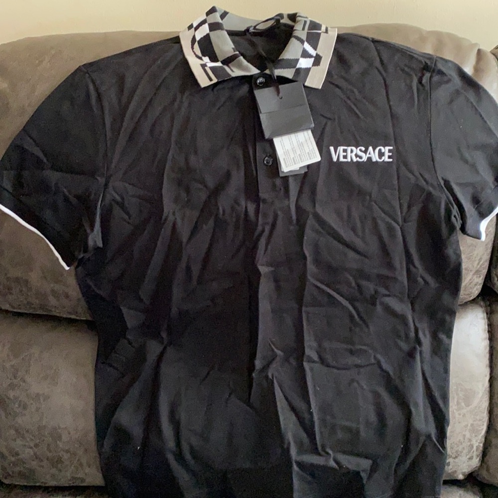 Versace collared shirt